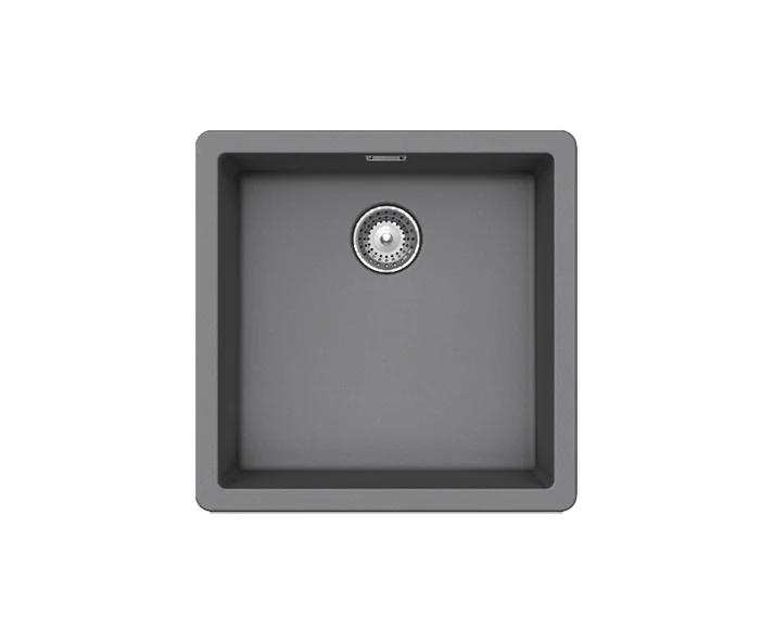 BROOKLYN N-100 Kitchen Sink – Single Bowl | 50 cm Cabinet Size | Topmount/Undermount Installation