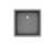 BROOKLYN N-100 Kitchen Sink – Single Bowl | 50 cm Cabinet Size | Topmount/Undermount Installation