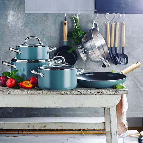 GreenPan Mayflower Non-Stick 13 Piece Cookware Set - Safqqa Egypt