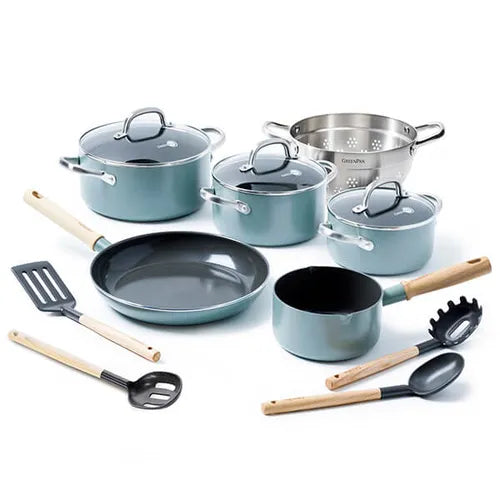 GreenPan Mayflower Non-Stick 13 Piece Cookware Set - Safqqa Egypt
