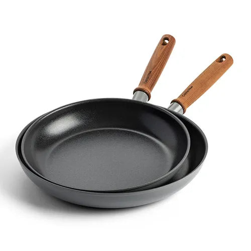 GreenPan Mayflower Pro Non-Stick 20cm, 24cm Frying Pans & Slotted Turner 3pc Set Charcoal Grey - Safqqa Egypt