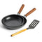 GreenPan Mayflower Pro Non-Stick 20cm, 24cm Frying Pans & Slotted Turner 3pc Set Charcoal Grey - Safqqa Egypt