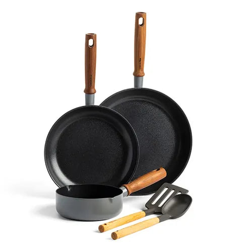 GreenPan Mayflower Pro Non-Stick 5pc Set Charcoal Grey - Safqqa Egypt