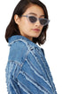 Cat-Eye Black Frame Sunglasses for Women