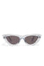 Cat-Eye Black Frame Sunglasses for Women