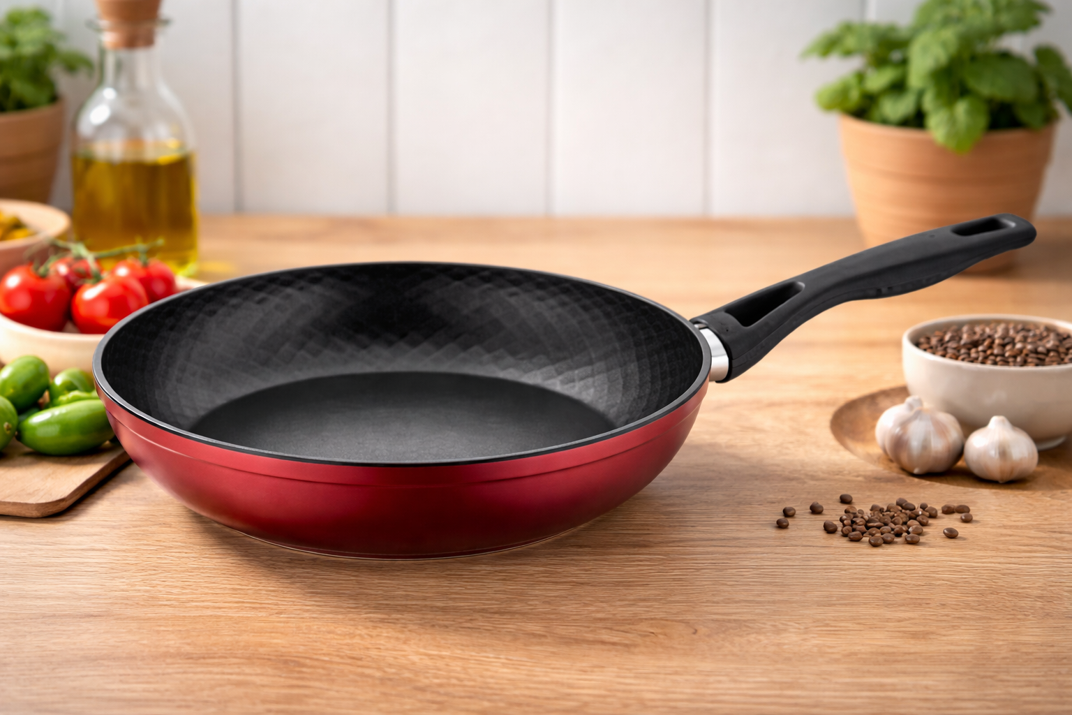 Papilla TITAN ART 26 cm Daytona Fry Pan – Gas Stove Compatible