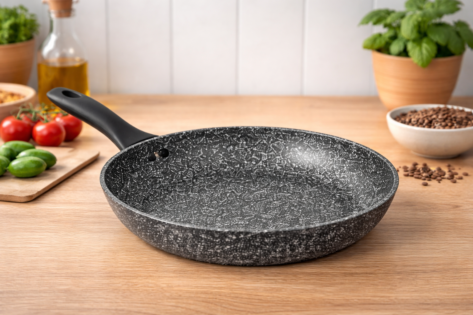 Matalan Granite Frying Pan Non-Stick Cookware for Daily Use