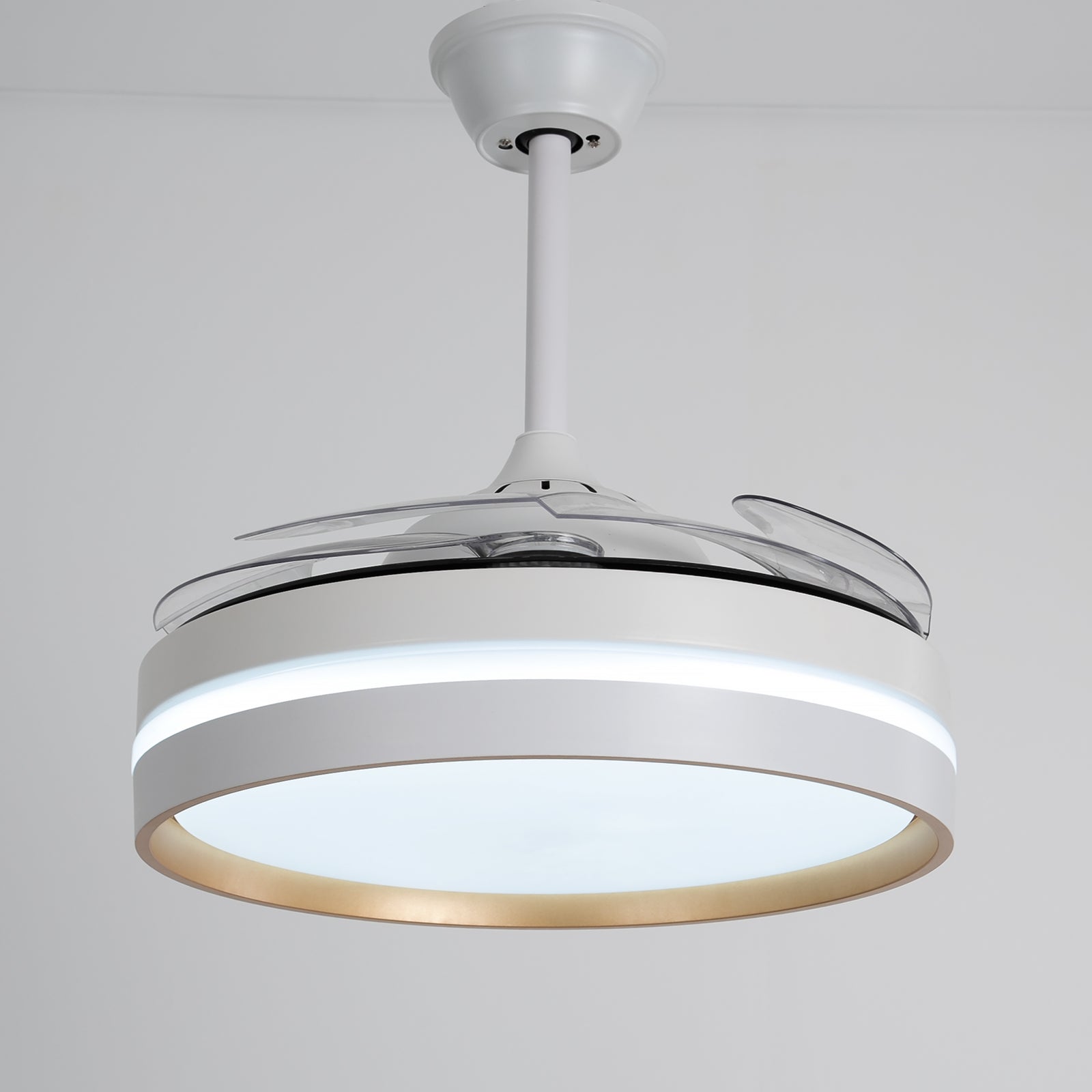 Hidden Blade Ceiling Fan – Modern & Quiet Design