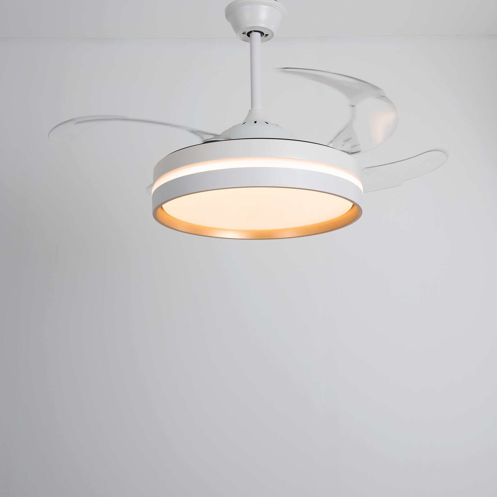 Hidden Blade Ceiling Fan – Modern & Quiet Design