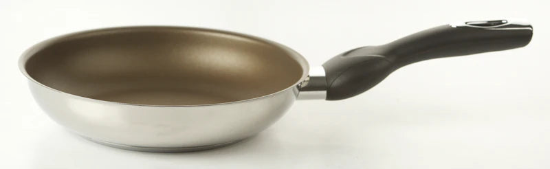 Frying Pan Silver Grey with handle - Safqqa Egypt