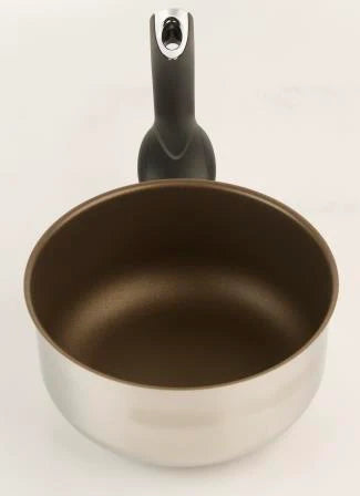 Sauce Pan Silver Grey with handle - Safqqa Egypt