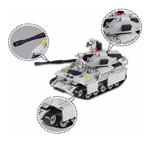 Tanque Militar Blocos Montar 301 Pçs Ausini Army 22601 Lego