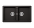 Element N-200 Kitchen Sink – Double Bowl | 90 cm Cabinet | Topmount/Undermount Installation