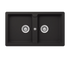Element N-200 Kitchen Sink – Double Bowl | 90 cm Cabinet | Topmount/Undermount Installation