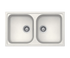 FORMHAUS N-200 Kitchen Sink – Double Bowl | 90 cm Cabinet | Topmount/Undermount Installation