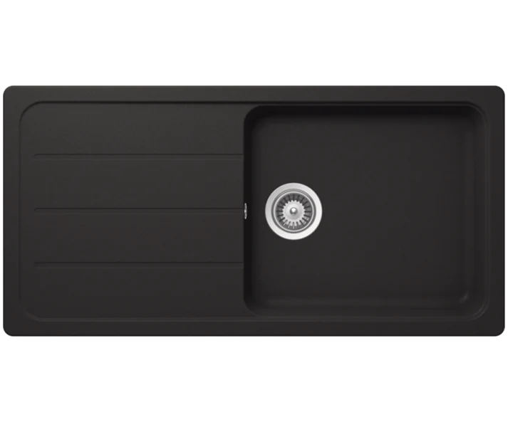 Formhaus D-100L Kitchen Sink – Single Large Bowl | 60 cm Cabinet | Topmount/Undermount Installation