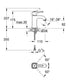 خلاط حوض GROHE Grandera