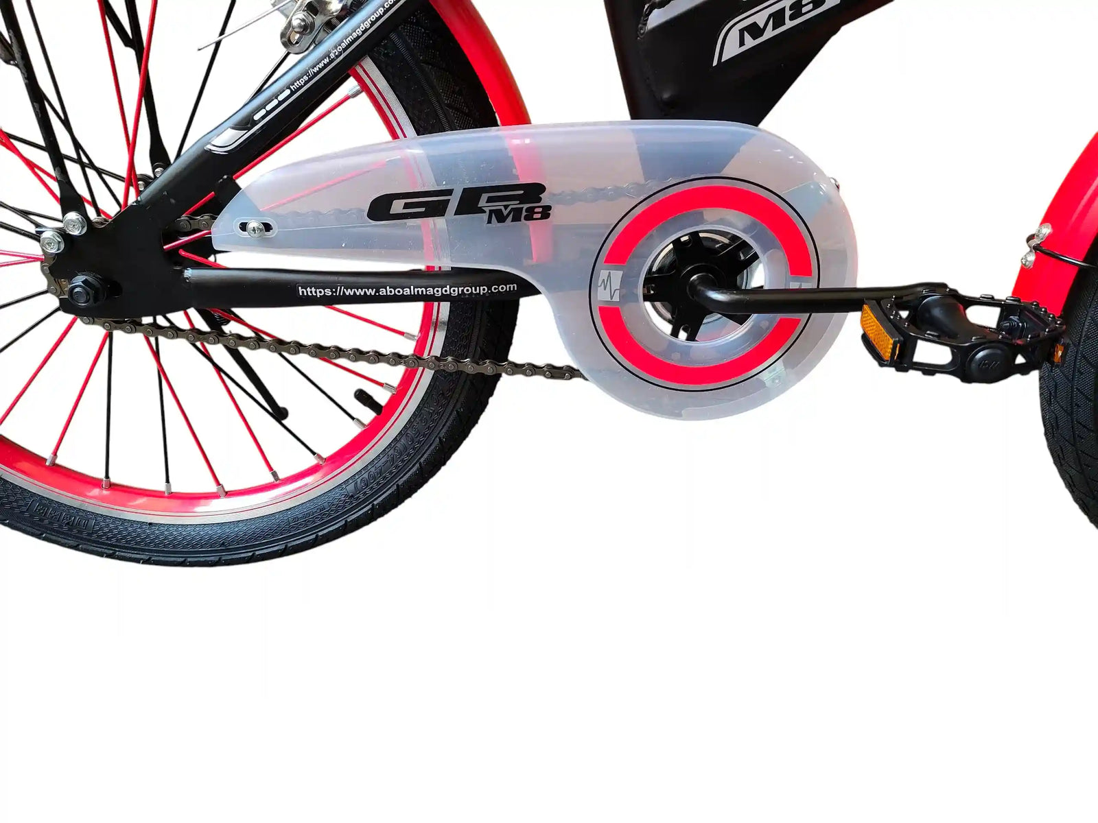 GB 20-Inch Kids Bike for Boys & Girls Ages 6–12, Single-Speed Bicycle with Front Basket, Rear Rack, Steel Caliper Brakes, Quick-Release Adjustable Saddle, Fenders, Durable One-Piece Crank, Orange Color, 1-Year Warranty High-Safety by ABO ELGOUKH & MAXLERZ