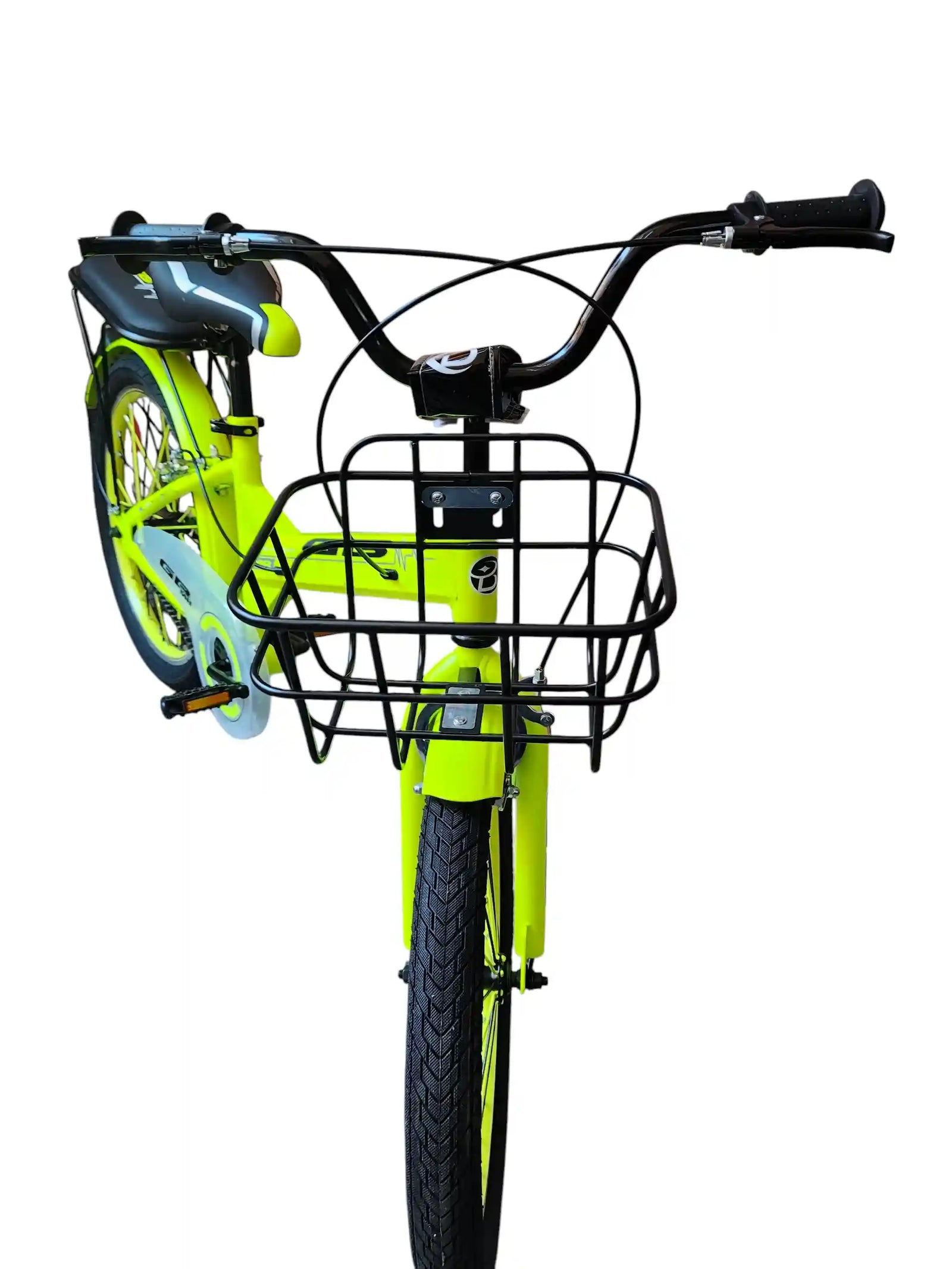 GB 20-Inch Kids Bike for Boys & Girls Ages 6–12, Single-Speed Bicycle with Front Basket, Rear Rack, Steel Caliper Brakes, Quick-Release Adjustable Saddle, Fenders, Durable One-Piece Crank, Orange Color, 1-Year Warranty High-Safety by ABO ELGOUKH & MAXLERZ