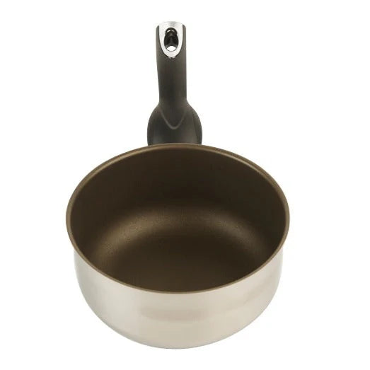 Sauce Pan Silver Grey with handle - Safqqa Egypt