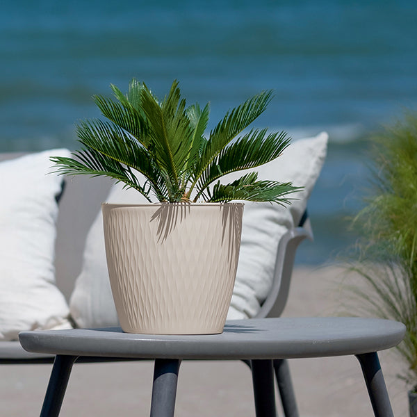 Stefanplast Liberty Round Pot – Stylish & Modern Plant Pot – Safqqa Egypt