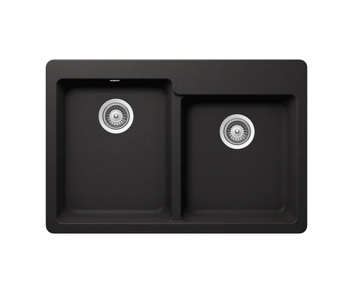 Madison N-175 Kitchen Sink – Double Bowl | 90 cm Cabinet | Topmount Installation