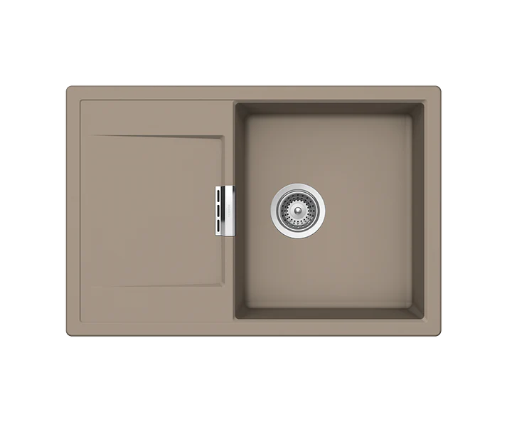 MONO D-100 Kitchen Sink – Single Bowl | 50 cm Cabinet | Topmount &amp; Undermount Installation