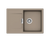 MONO D-100 Kitchen Sink – Single Bowl | 50 cm Cabinet | Topmount &amp; Undermount Installation