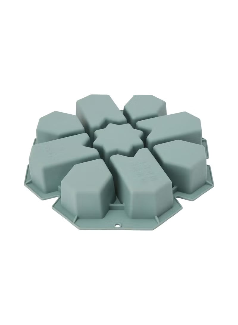 Green Arabesque Cake Mold – Elegant Design for Professional Baking – Safqqa Egypt