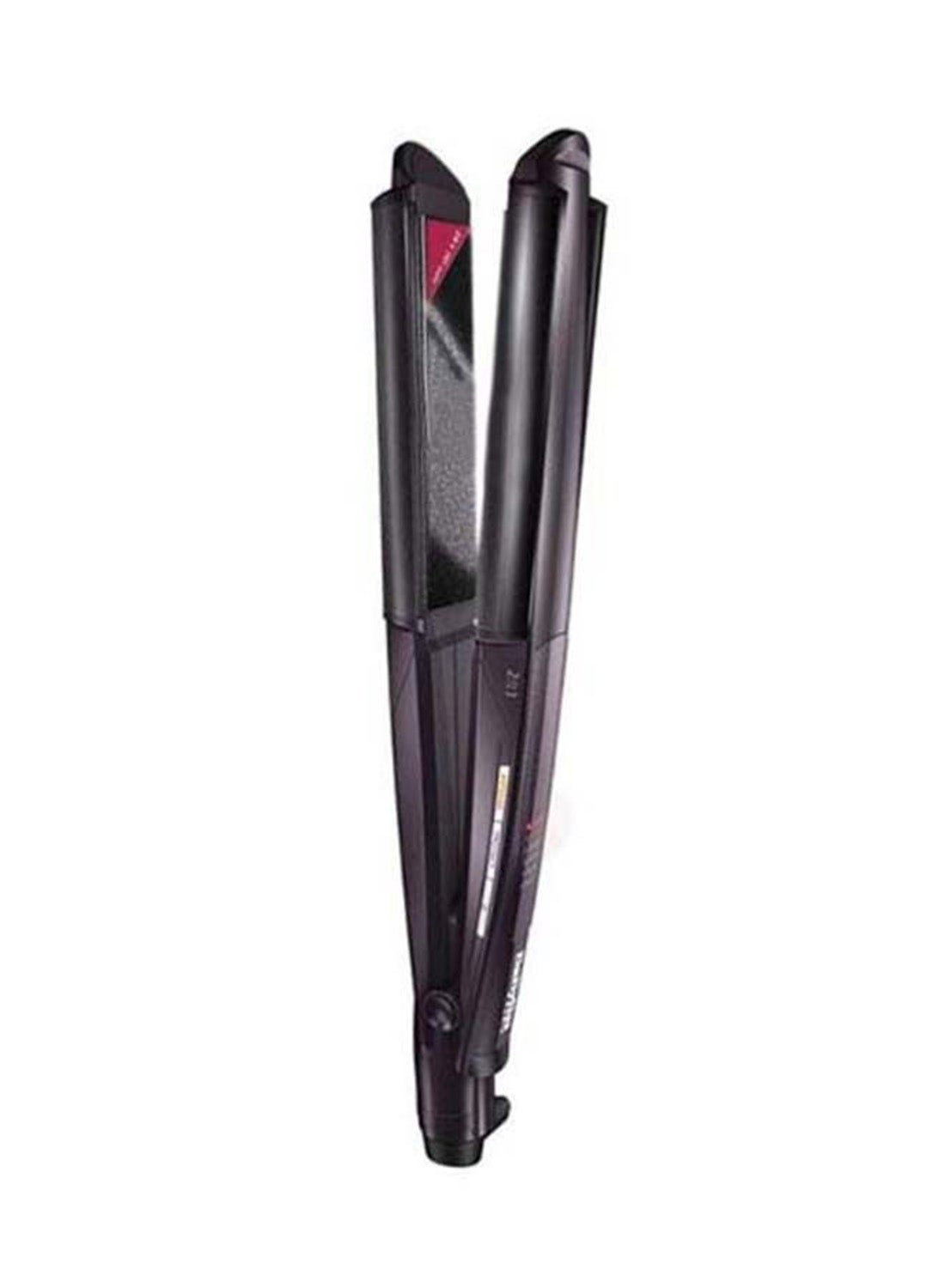 Babyliss Hair Straightener Wet And Dry Straight - Dual-Function Straightening, Curling Advanced Heat Technology With Quick Heat-Up Time - Long-Lasting Results, Salon-Quality Styling - ST330SDE Black