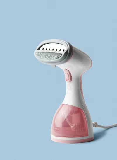 Generic Handheld garment_steamer 0.26 L Potable Garment Steamer With Handheld Steam Iron - 0.26 Liter 1200 W With Quick Heat- Pink 1200 W
