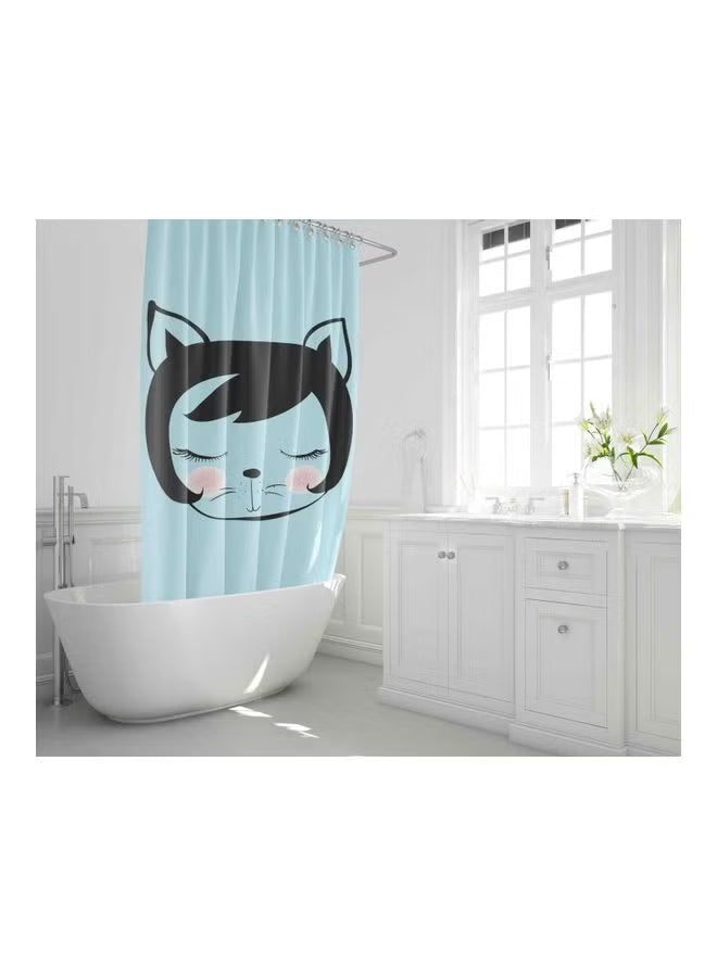 ستارة حمام مطبوعة متعددة الألوان مصممة لإضافة لمسة جمالية مع توفير الخصوصية داخل الحمام. مصنوعة من خامة متينة