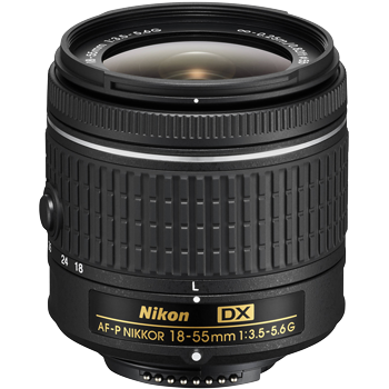 عدسة نيكون AF-P DX NIKKOR 18-55 مم f/3.5-5.6G