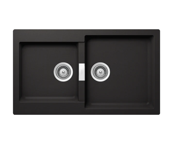 PRIMUS N-200 Kitchen Sink – Double Bowl | 90 cm Cabinet | Topmount &amp; Undermount Installation