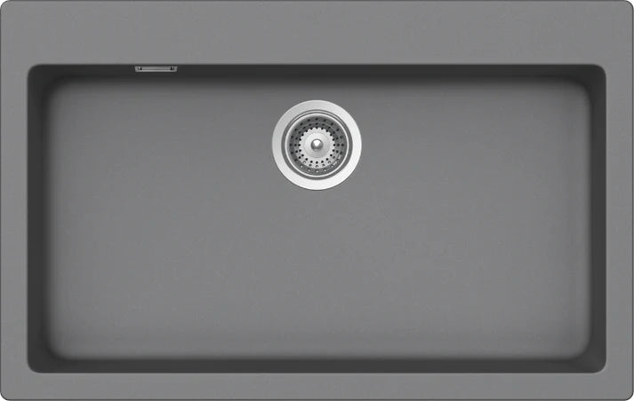 Primus N-100XL Kitchen Sink – Extra-Large Single Bowl | 80 cm Cabinet | Topmount &amp; Undermount Installation