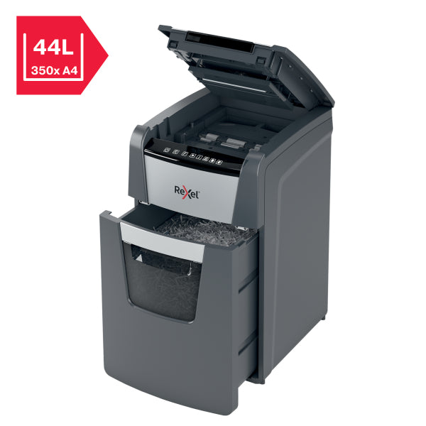 Rexel Auto Plus 130X Cross Cut Shredder – 130-Sheet Capacity