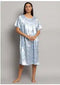 Casual Midi Nightdress Blue - Safqqa Egypt