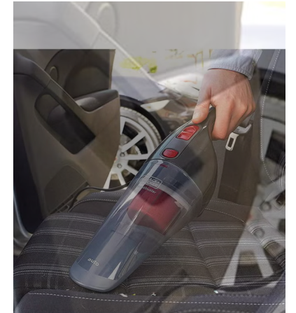 مكنسة سيارة محمولة أوتو داست باستر 12V – تصميم مريح، فلترة مزدوجة، كابل بطول 5 متر، تعمل عبر ولاعة السيارة (مع خدوش خفيفة في المنتج)