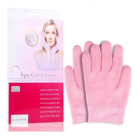 Spa Gel Gloves to moisturize and soften hands with jojoba oil
