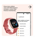 Versa 4, Health & Fitness Smartwatch with Built-in GPS and Up To 6+ Days Battery Life, 6-months Premium Membership Included, compatible with Android and iOS Pink Sand / Copper Rose