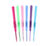 6-Piece Needlework Crochet Hooks Set Pink/Green/Yellow 6×5×0.5cm