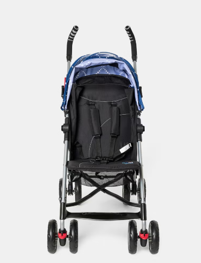 عربة أطفال قابلة للطي بمظلة ومقعد قابل للإمالة