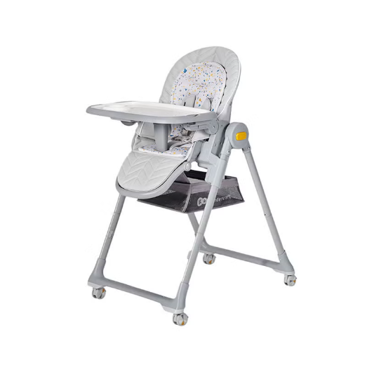 كرسي طعام للأطفال من لاستري – رمادي