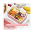 1400ml 3-Compartment Lunch Box with Cutlery Set – Leakproof Food Container