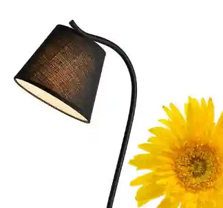 مصباح طاولة LED – أسود/بيج، 145x450 مم