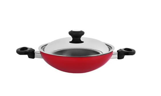 Prestige 24cm Kadai with Stainless Steel Lid