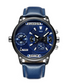 Men’s Leather Chronograph Wrist Watch – Elegant & Precise