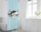 Printed Shower Curtain with Stylish Design – 150 x 200 cm