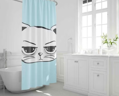 Printed Shower Curtain – Stylish & Decorative