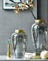 Elegant Glass Flower Vase for Home Decoration